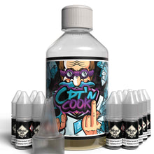 Load image into Gallery viewer, The Brews Bros Cpt'n Cook 250ml Short Fill E Liquid Heisenberg Menthol Aniseed Flavour with Twelve 10ml Nicotine Shots