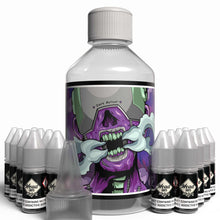Load image into Gallery viewer, The Brews Bros Dark Aether 250ml Short Fill E Liquid Blackcurrant Chewy Sweets Flavour with Sixteen 10ml Nicotine Shots