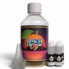 Load image into Gallery viewer, The Brews Bros Iced OJ 250ml Short Fill E Liquid Orange Juice with Ice Flavour with Four 10ml Nicotine Shots