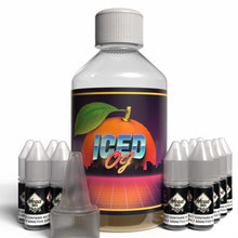 Load image into Gallery viewer, The Brews Bros Iced OJ 250ml Short Fill E Liquid Orange Juice with Ice Flavour with Twelve 10ml Nicotine Shots