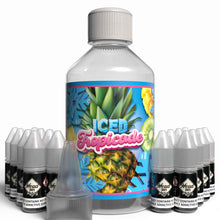 Load image into Gallery viewer, The Brews Bros Iced Tropicade 250ml Short Fill E Liquid Tropical Juice with Ice Flavour with Sixteen 10ml Nicotine Shots