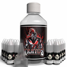 Load image into Gallery viewer, The Brews Bros Kratos 250ml Short Fill E Liquid Citrus Menthol Aniseed Flavour with Sixteen 10ml Nicotine Shots