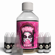 Load image into Gallery viewer, The Brews Bros Pink Gums 250ml Short Fill E Liquid Raspberry Bubblegum Flavour with Eight 10ml Nicotine Shots