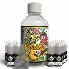 Load image into Gallery viewer, The Brews Bros Twisted 250ml Short Fill E Liquid Twister Ice Cream Flavour with Twelve 10ml Nicotine Shots