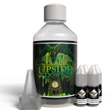 Load image into Gallery viewer, The Brews Bros Upside Down 250ml Short Fill E Liquid Lemon and Lime Slush Flavour with Four 10ml Nicotine Shots
