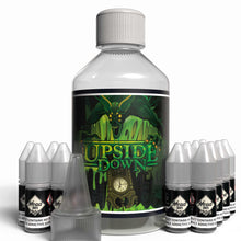 Load image into Gallery viewer, The Brews Bros Upside Down 250ml Short Fill E Liquid Lemon and Lime Slush Flavour with Twelve 10ml Nicotine Shots