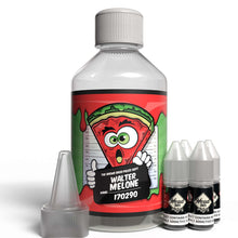 Load image into Gallery viewer, The Brews Bros Walter Melone 250ml Short Fill E Liquid Watermelon Sweets Flavour with Four 10ml Nicotine Shots