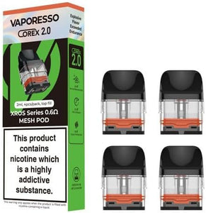 Vaporesso 4 Pack Corex 2.0 0.6 Ohm Replacement Pods
