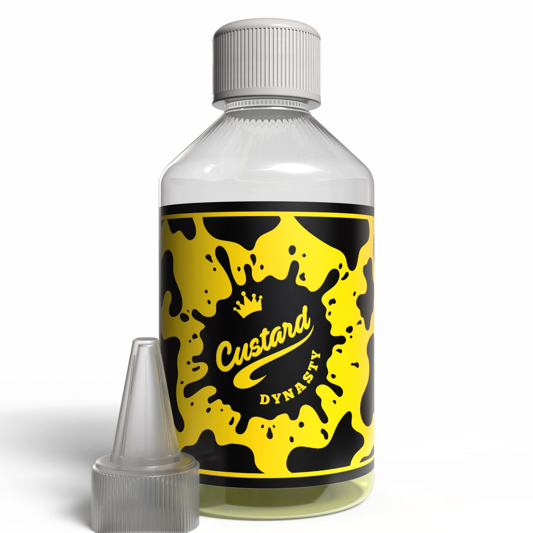 The Brews Bros Custard Dynasty 250ml Short Fill E Liquid Caramel Custard Shortbread Flavour