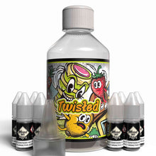 Load image into Gallery viewer, The Brews Bros Twisted 250ml Short Fill E Liquid Twister Ice Cream Flavour with Eight 10ml Nicotine Shots
