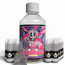 Load image into Gallery viewer, The Brews Bros Ultraviolet 250ml Short Fill E Liquid Parma Violets Flavour with Twelve 10ml Nicotine Shots
