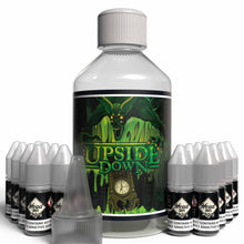 Load image into Gallery viewer, The Brews Bros Upside Down 250ml Short Fill E Liquid Lemon and Lime Slush Flavour with Sixteen 10ml Nicotine Shots
