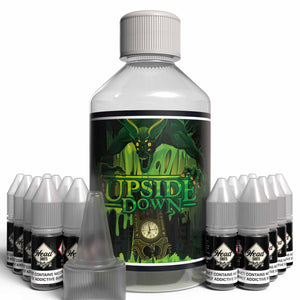 The Brews Bros Upside Down 250ml Short Fill E Liquid Lemon and Lime Slush Flavour with Sixteen 10ml Nicotine Shots