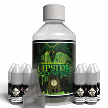 Load image into Gallery viewer, The Brews Bros Upside Down 250ml Short Fill E Liquid Lemon and Lime Slush Flavour with Eight 10ml Nicotine Shots

