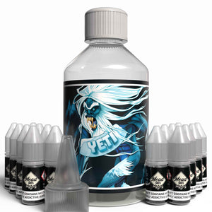 The Brews Bros Yeti 250ml Short Fill E Liquid Spearmint Flavour with Sixteen 10ml Nicotine Shots