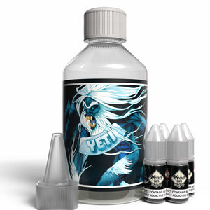 The Brews Bros Yeti 250ml Short Fill E Liquid Spearmint Flavour with Four 10ml Nicotine Shots