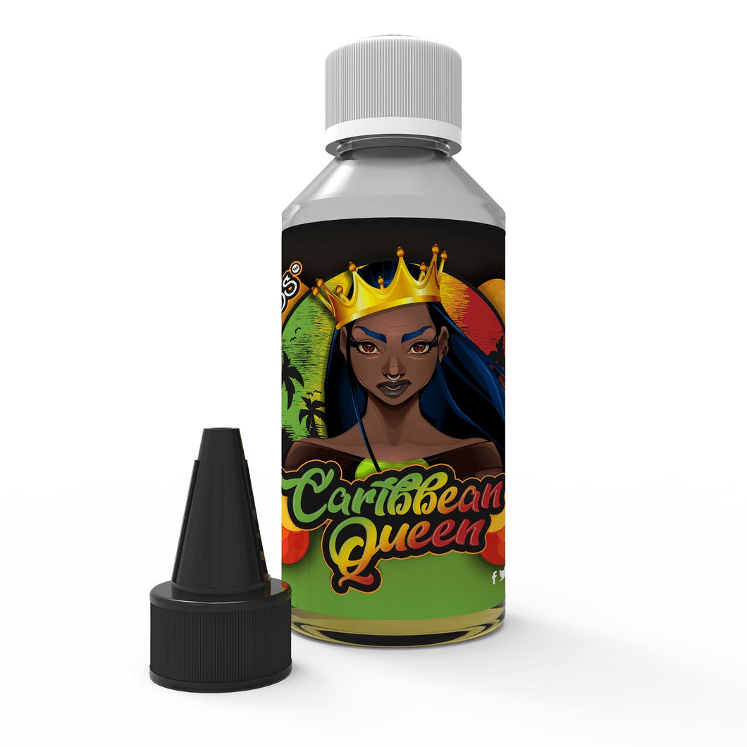 The Brews Bros Caribbean Queen 250ml Brews Shot flavour concentrate with nozzle