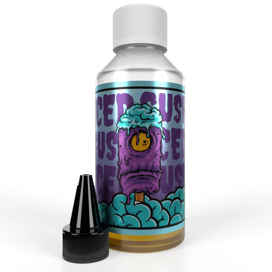 The Brews Bros Iced Gush 250ml Short Fill E Liquid with nozzle