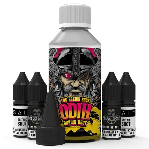 The Brews Bros Odin 250ml Short Fill E Liquid with nicotine shots