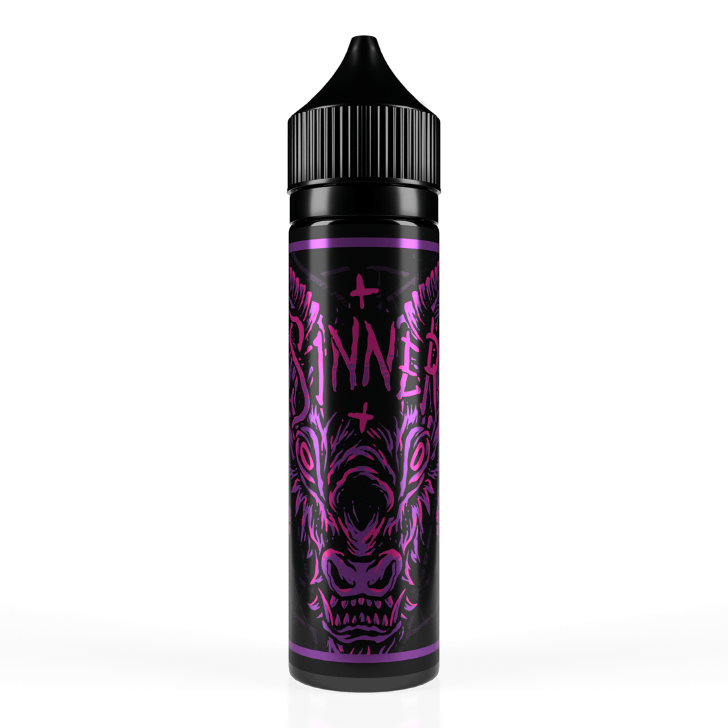 The Brews Bros Sinner 60ml longfill e liquid flavour concentrate bottle